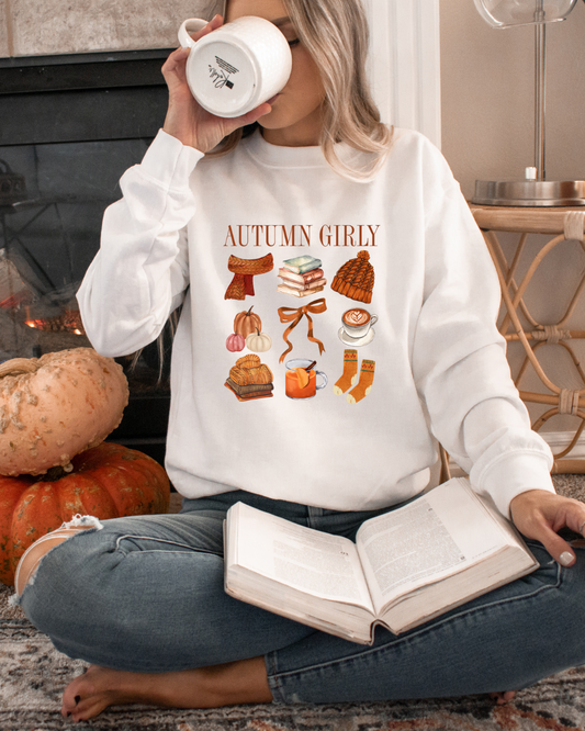 Autumn Girly Crewneck