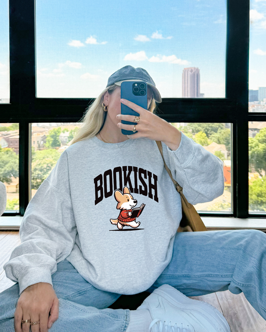 Bookish Crewneck – Corgi Edition