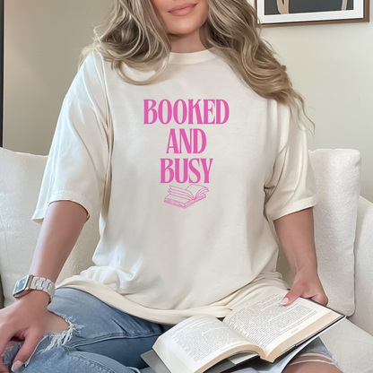 Booked and Busy Tee